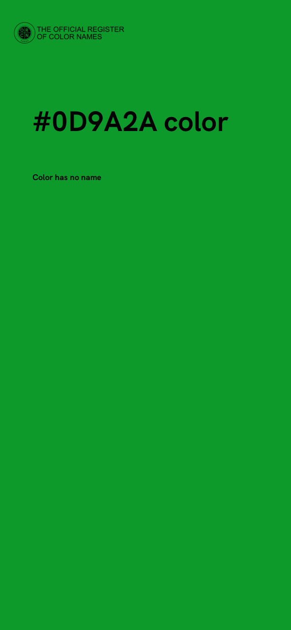 #0D9A2A color image