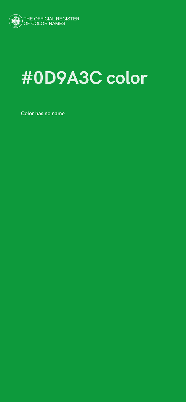#0D9A3C color image