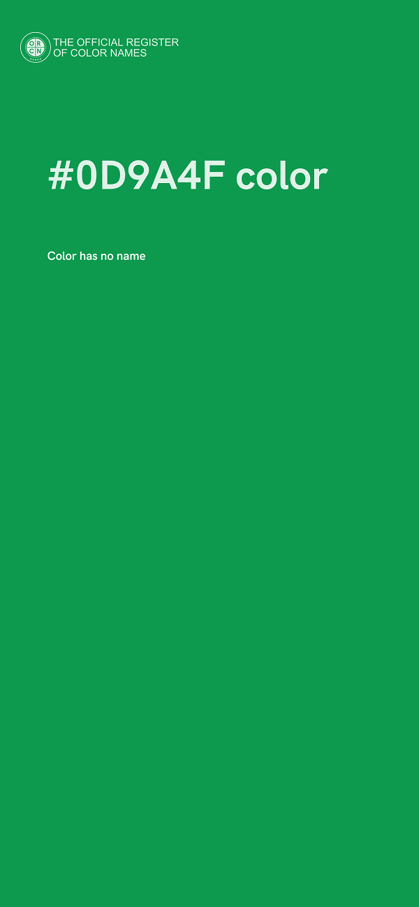 #0D9A4F color image