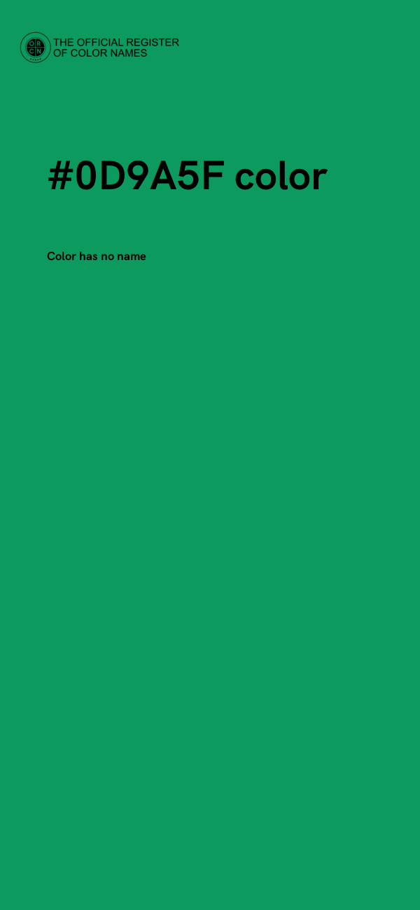 #0D9A5F color image