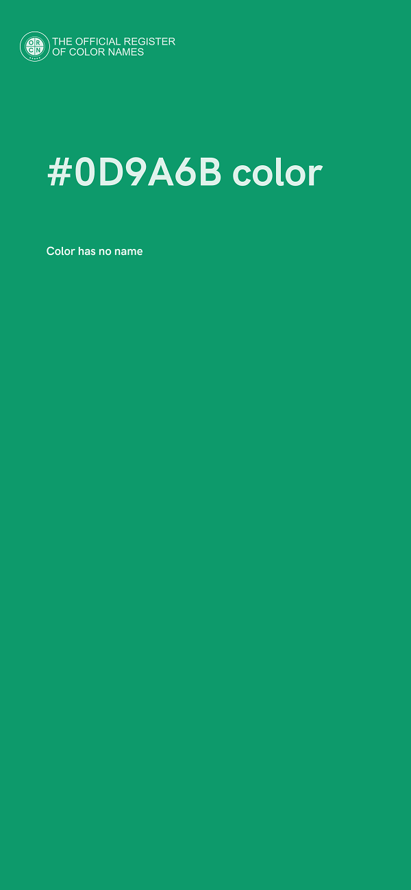 #0D9A6B color image