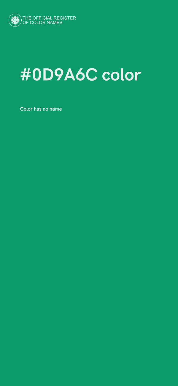 #0D9A6C color image
