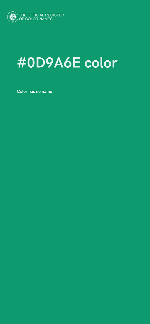 #0D9A6E color image