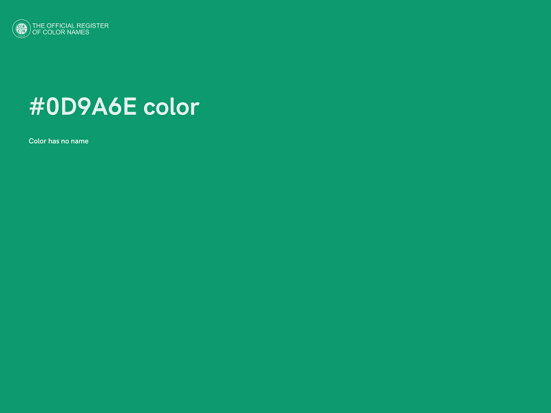 #0D9A6E color image
