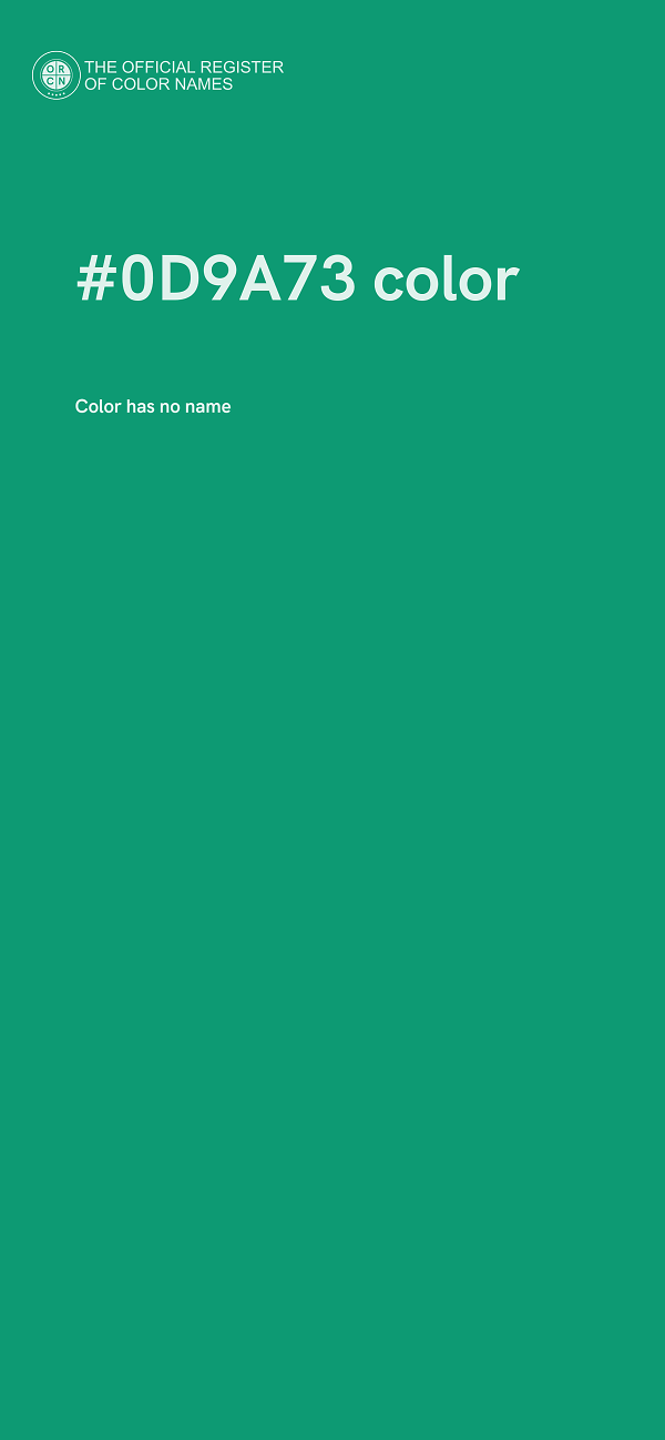 #0D9A73 color image