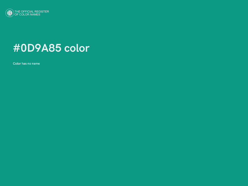 #0D9A85 color image