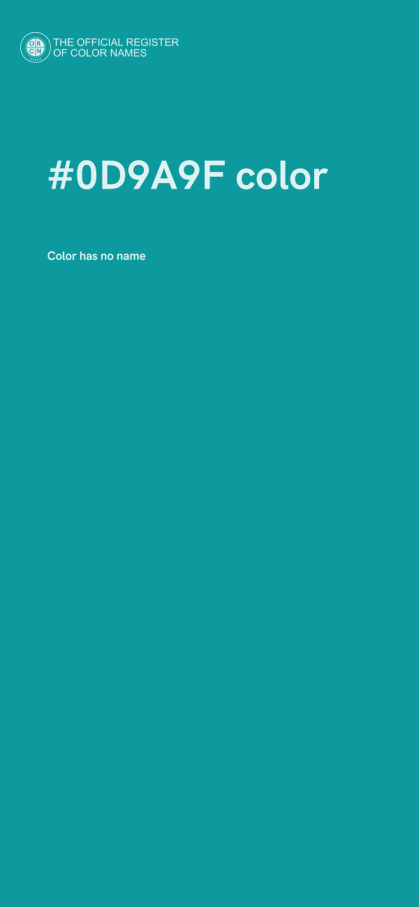 #0D9A9F color image