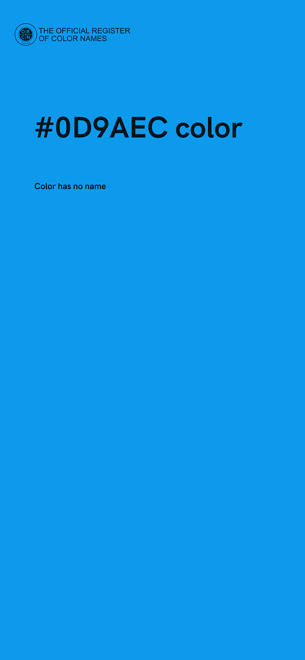#0D9AEC color image