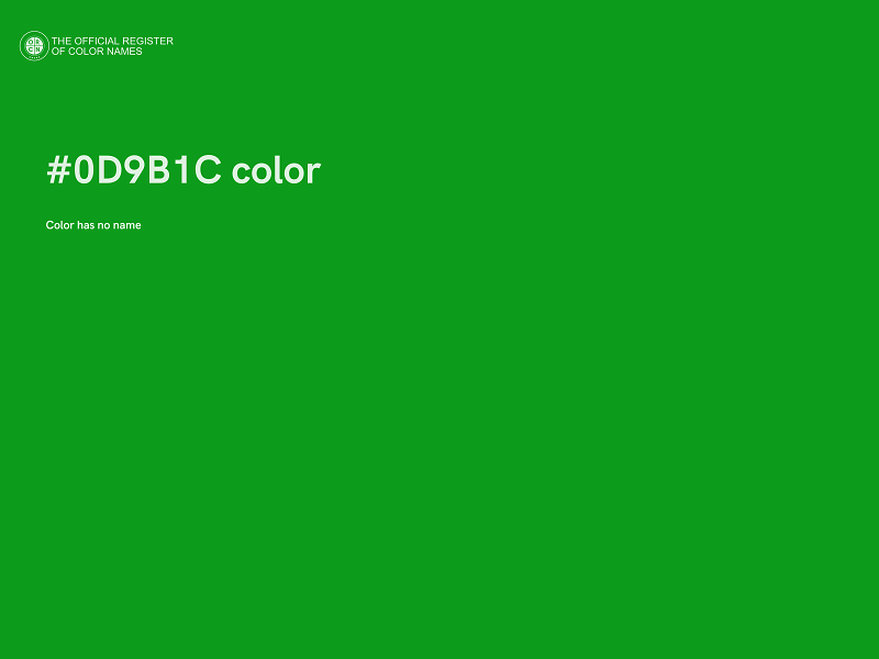 #0D9B1C color image