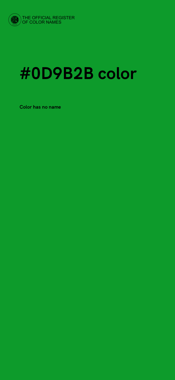 #0D9B2B color image