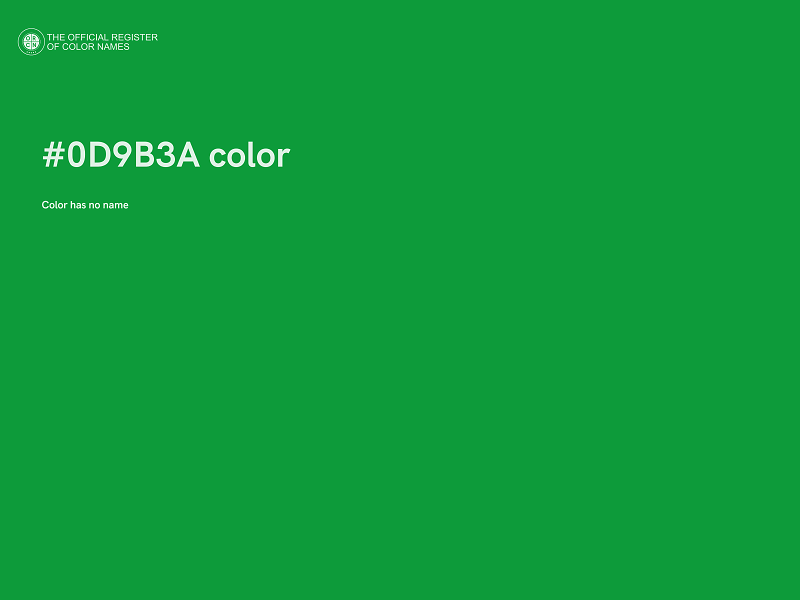 #0D9B3A color image