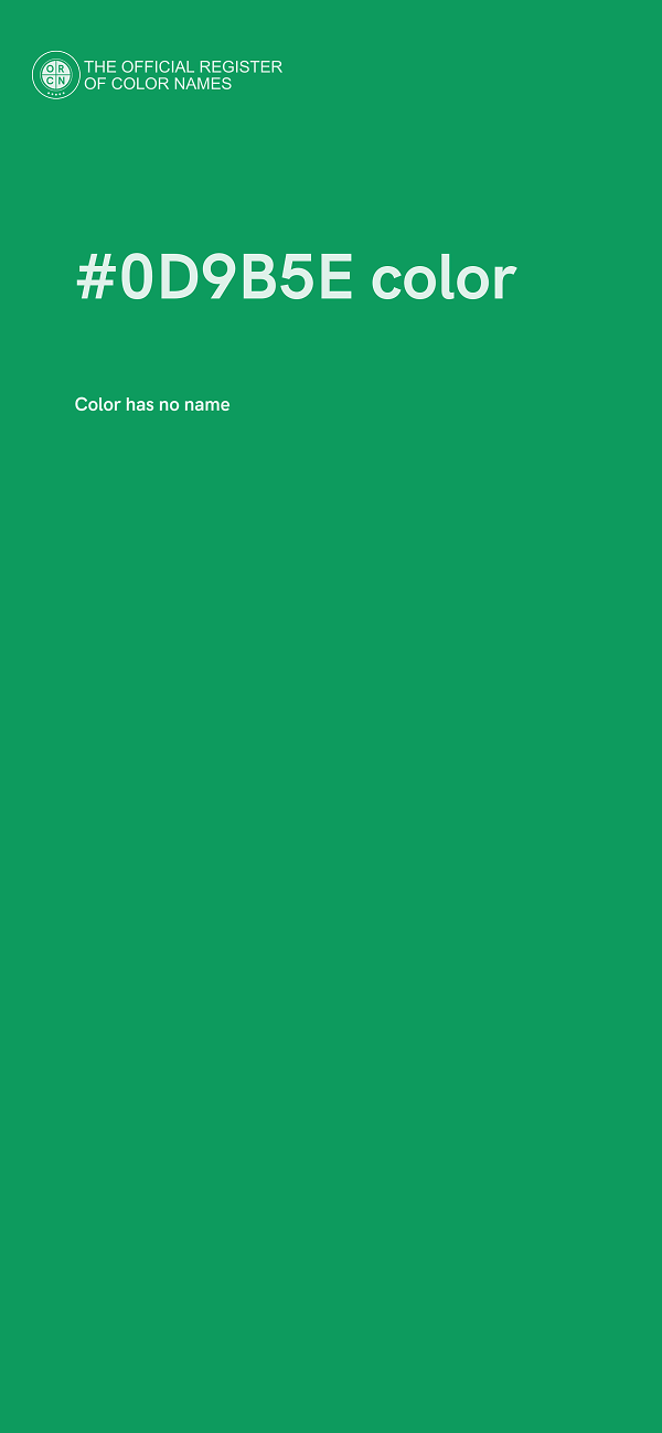 #0D9B5E color image