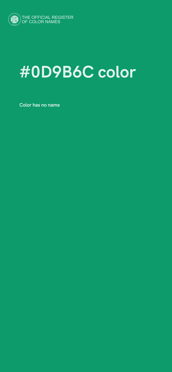 #0D9B6C color image