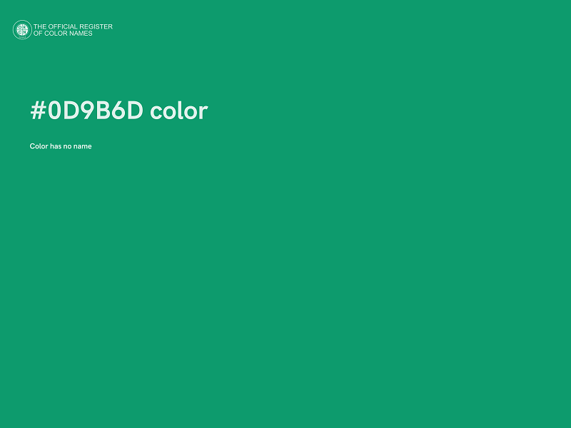 #0D9B6D color image