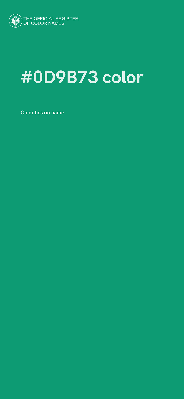 #0D9B73 color image