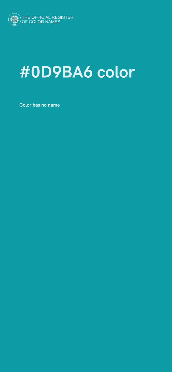 #0D9BA6 color image