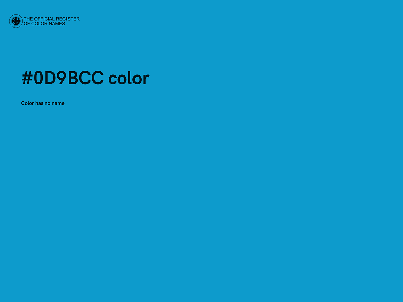 #0D9BCC color image