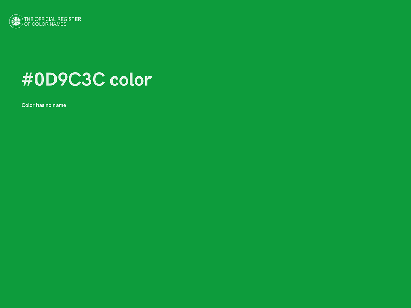 #0D9C3C color image