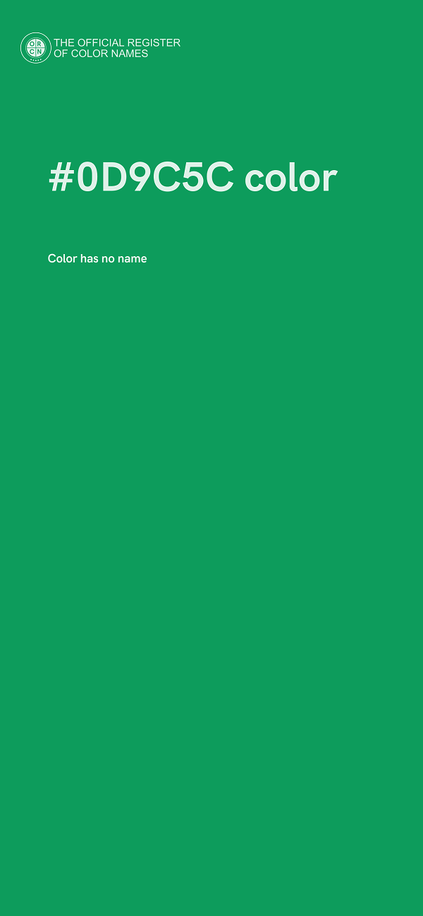 #0D9C5C color image