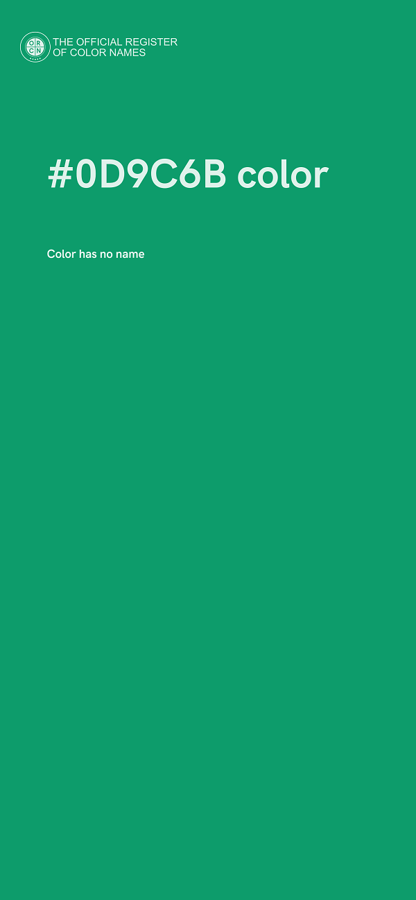 #0D9C6B color image