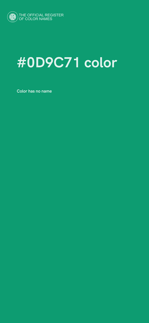 #0D9C71 color image