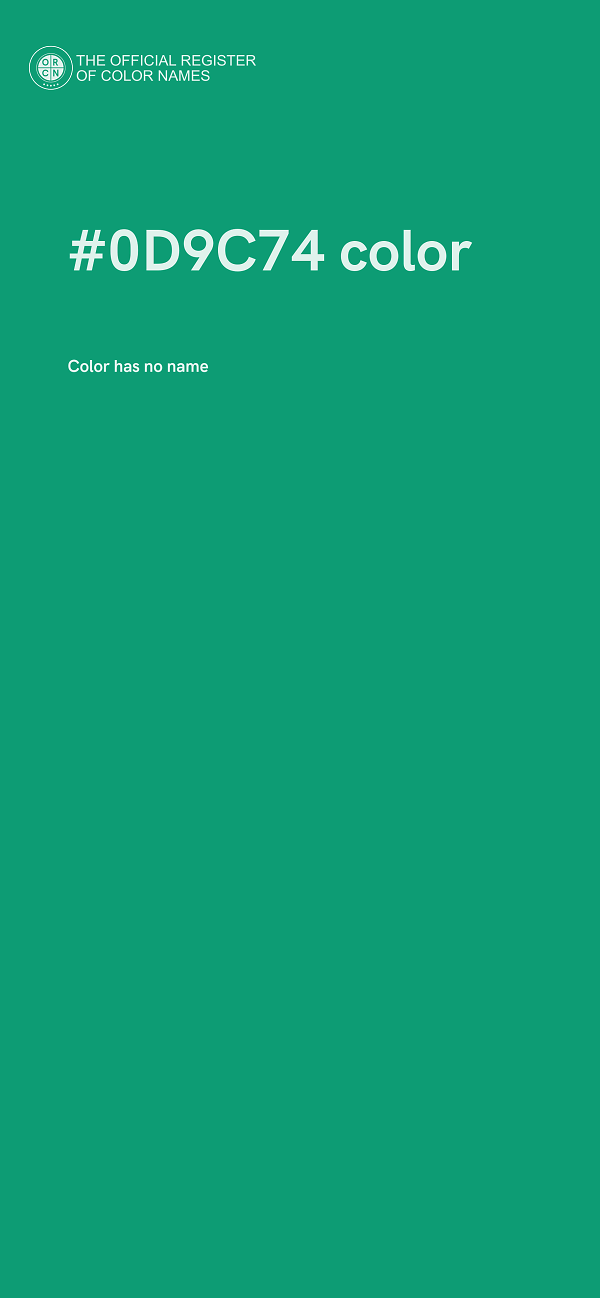 #0D9C74 color image