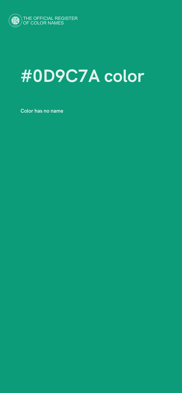 #0D9C7A color image
