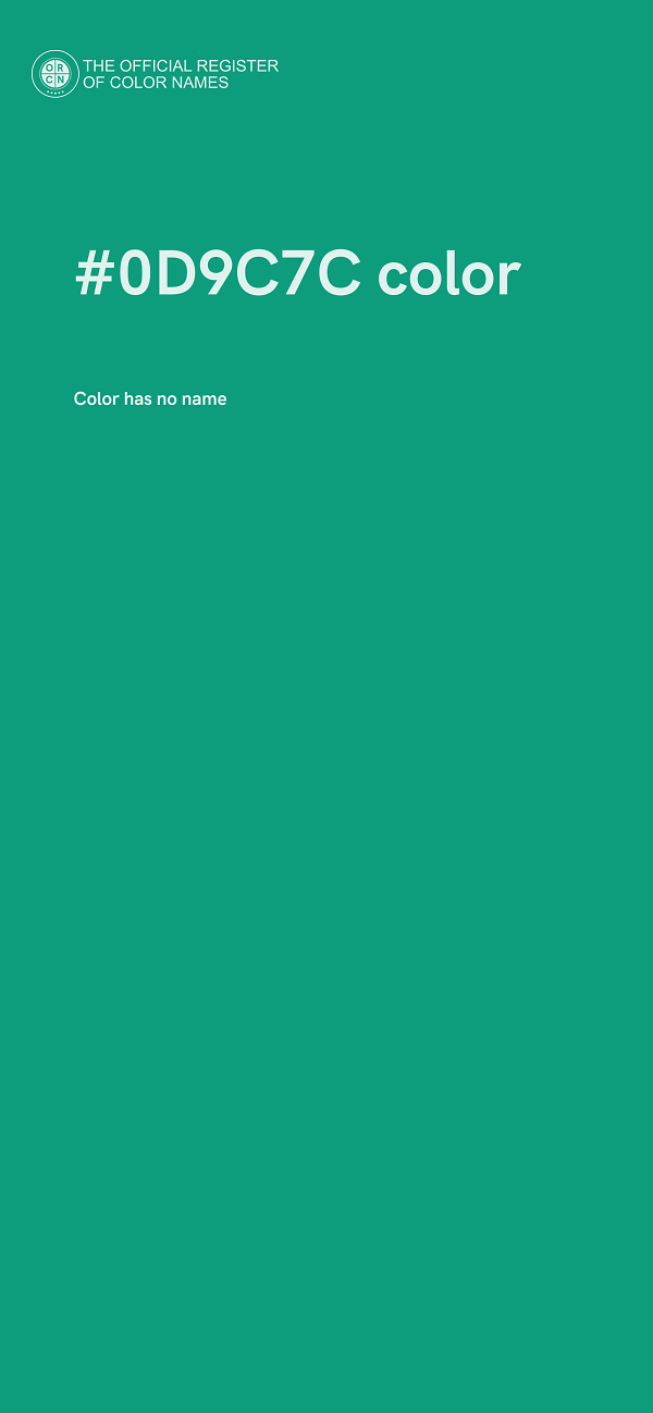#0D9C7C color image