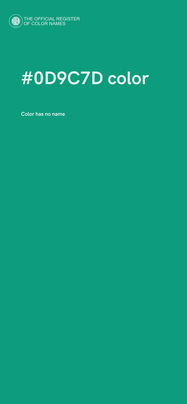#0D9C7D color image