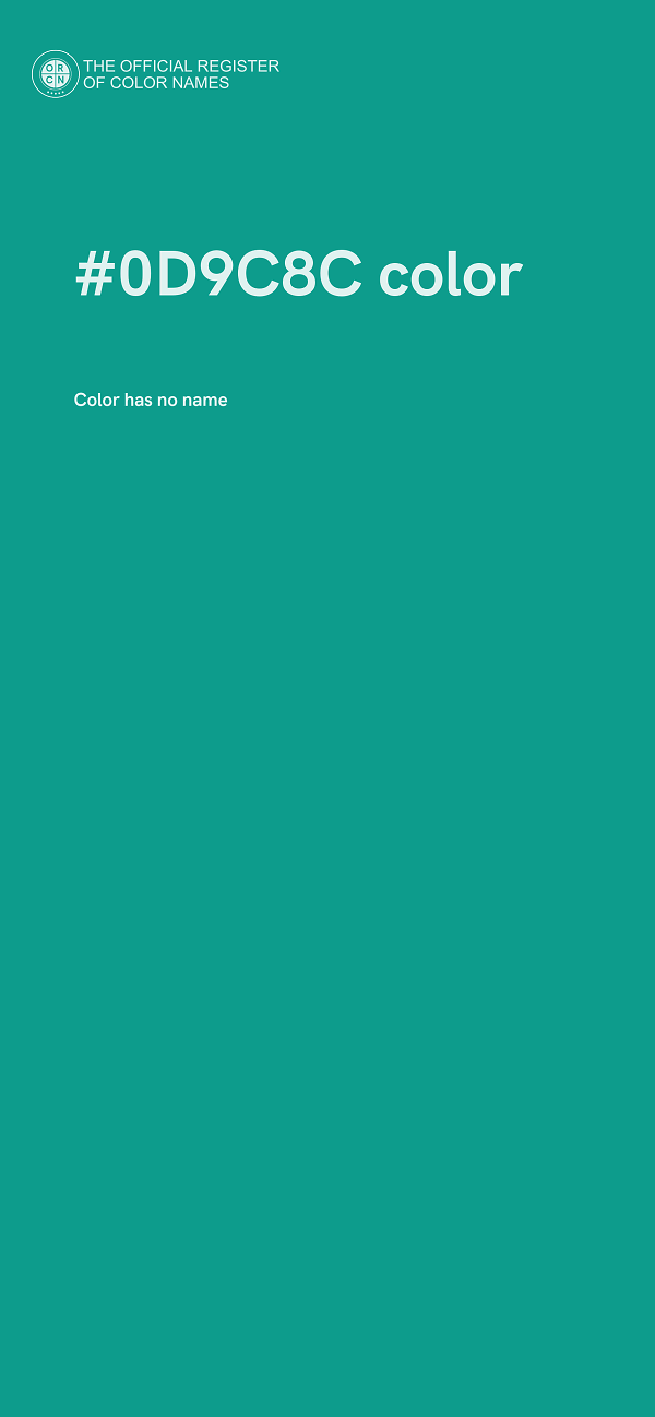 #0D9C8C color image