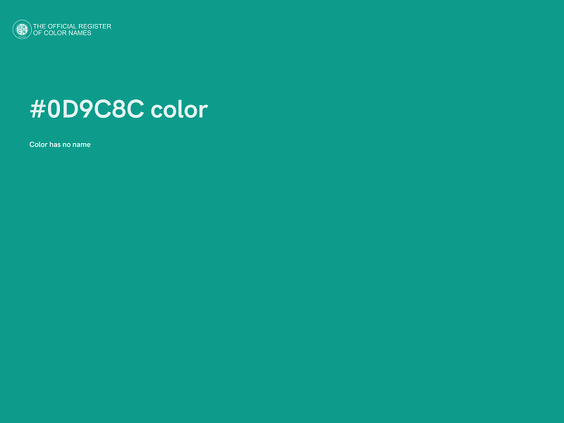 #0D9C8C color image