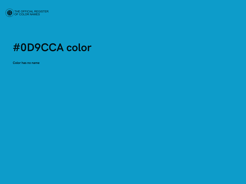 #0D9CCA color image