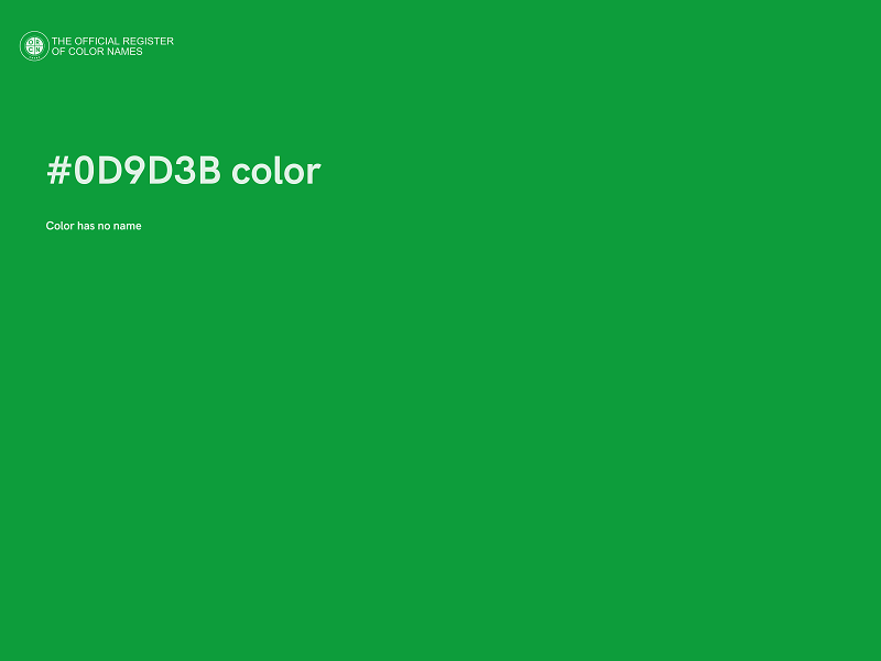 #0D9D3B color image