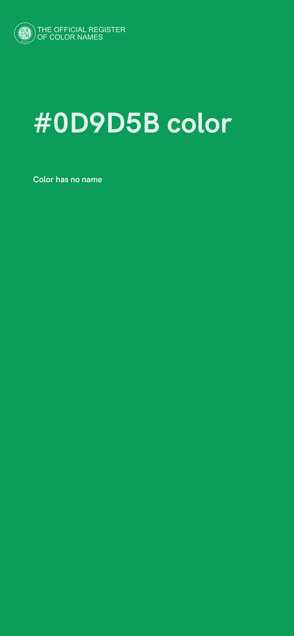 #0D9D5B color image