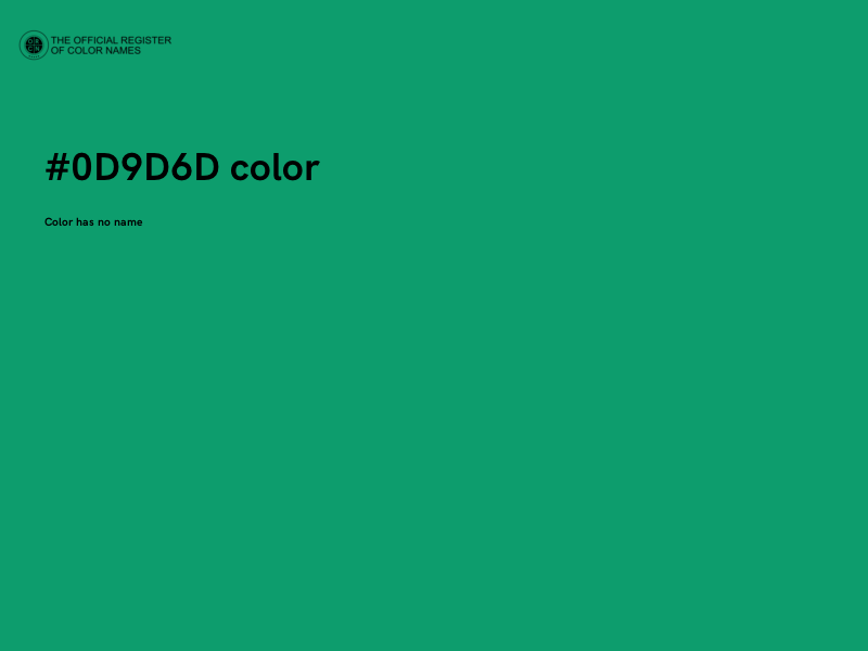 #0D9D6D color image