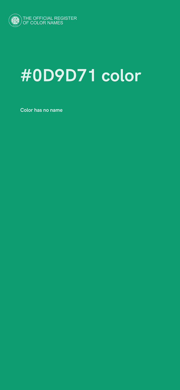 #0D9D71 color image