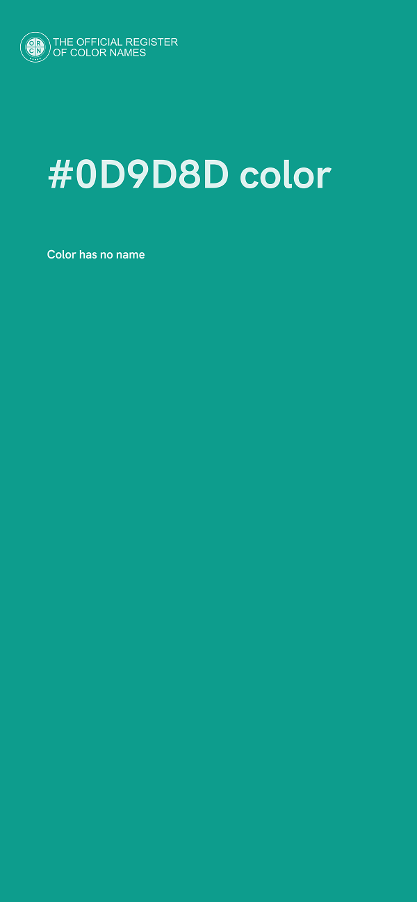 #0D9D8D color image