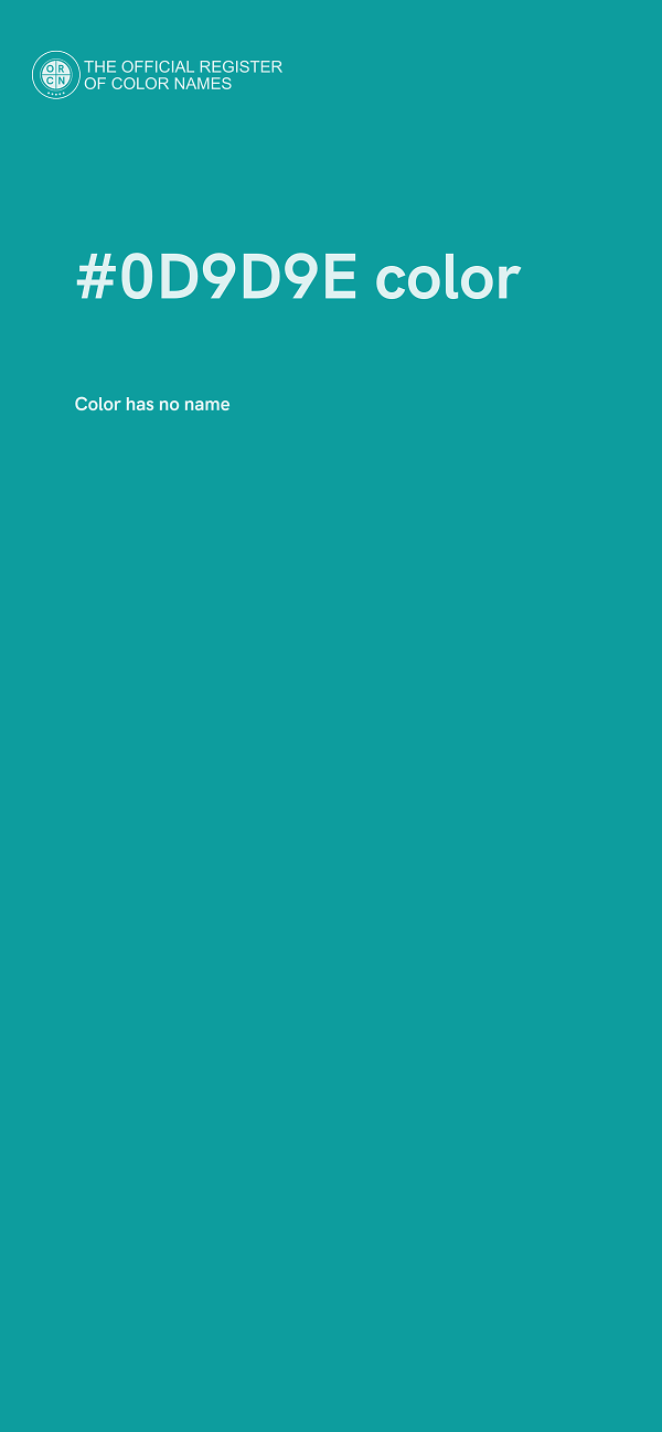 #0D9D9E color image