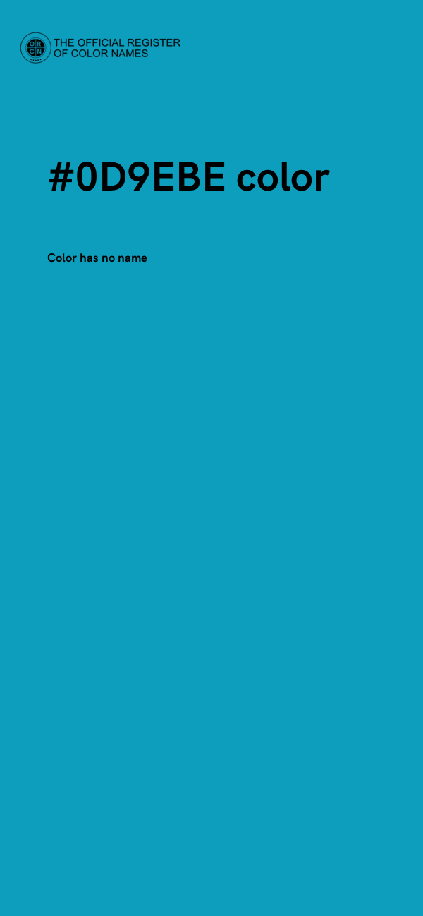 #0D9EBE color image