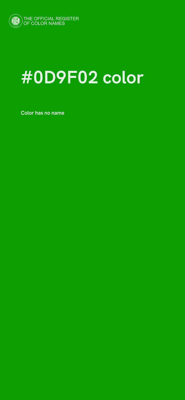 #0D9F02 color image