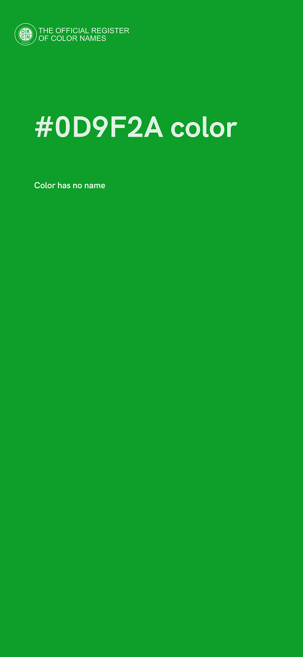 #0D9F2A color image