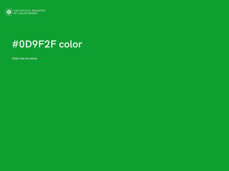 #0D9F2F color image