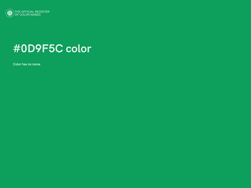 #0D9F5C color image