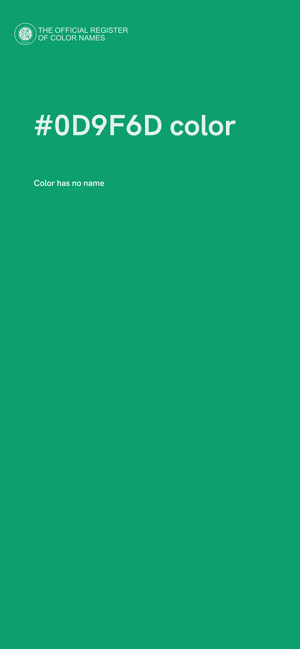 #0D9F6D color image