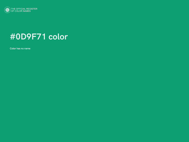 #0D9F71 color image
