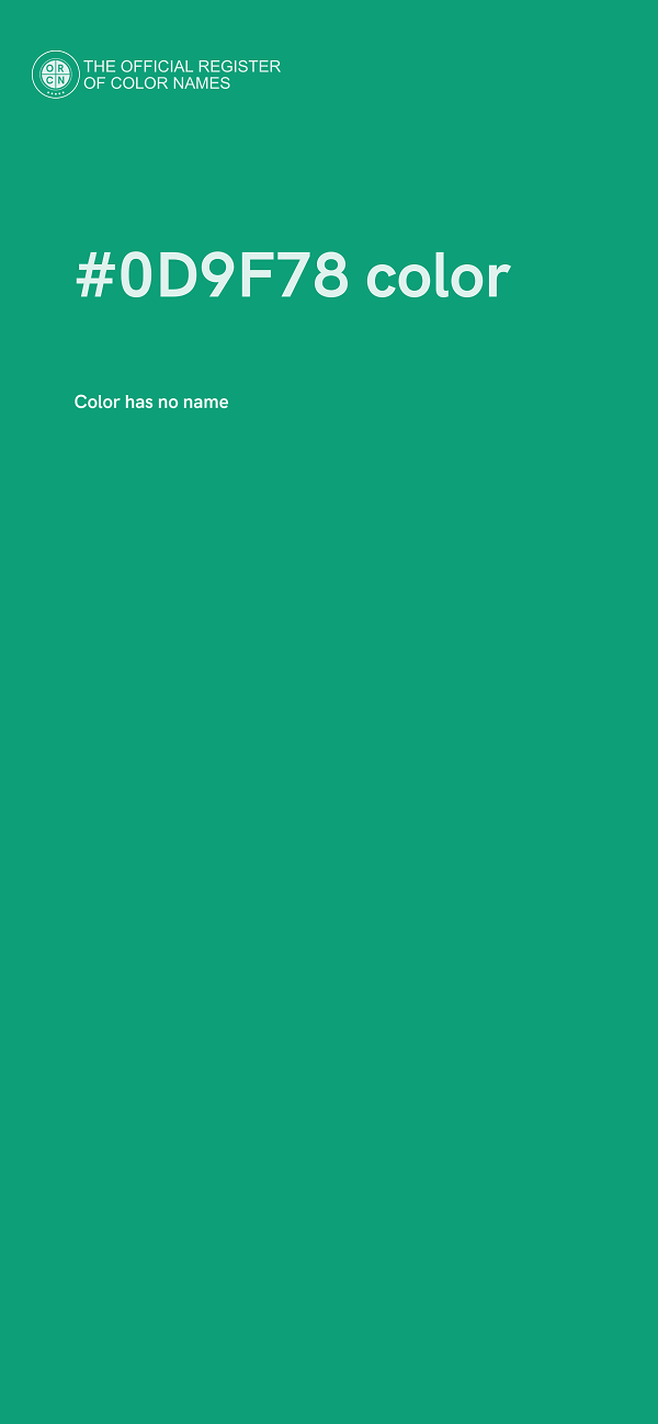 #0D9F78 color image