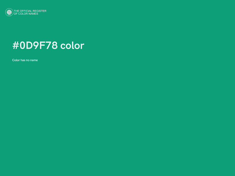 #0D9F78 color image