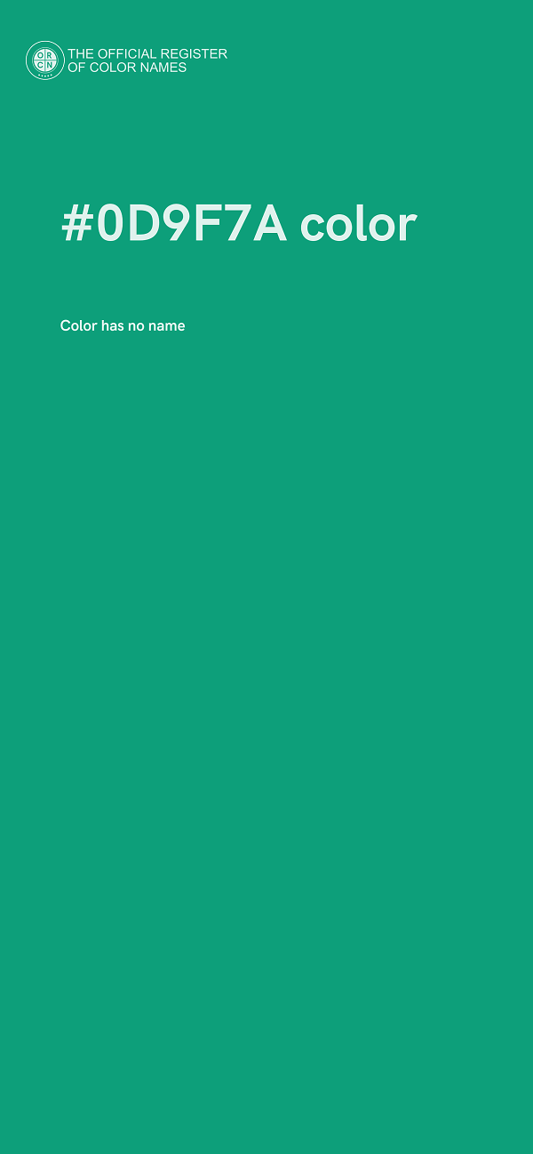 #0D9F7A color image