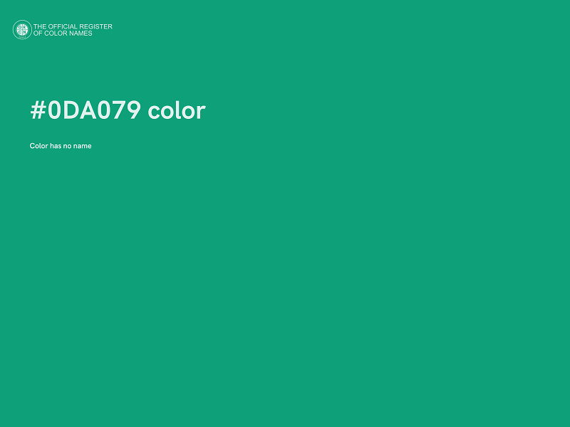 #0DA079 color image