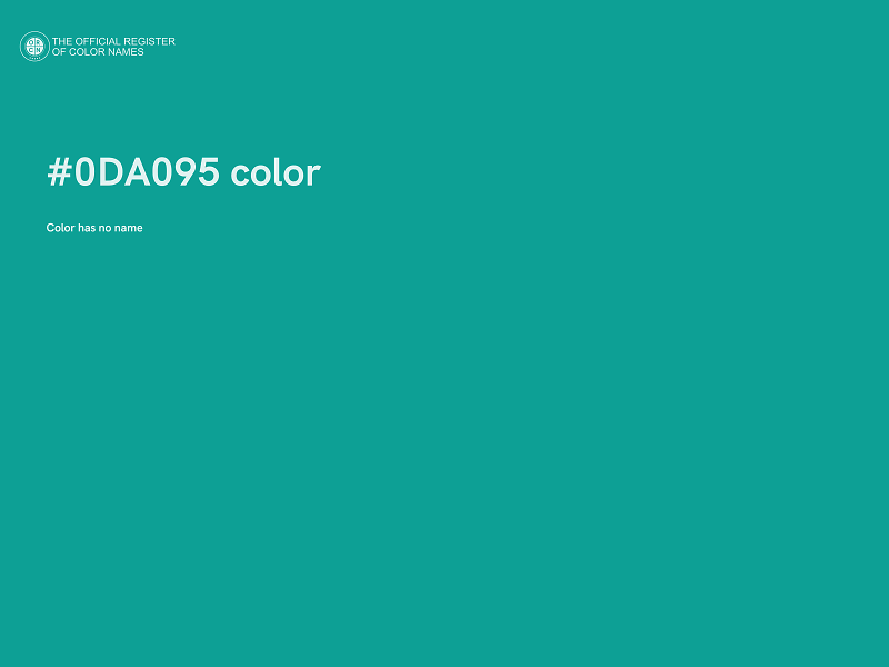 #0DA095 color image